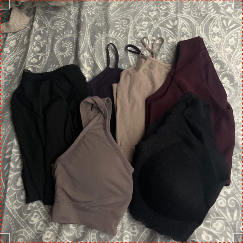 Set of six tops